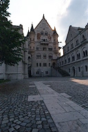 Courtyard of Schloss Neuschwanstein