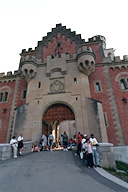 Less impressive main gates of Schloss Neuschwanstein